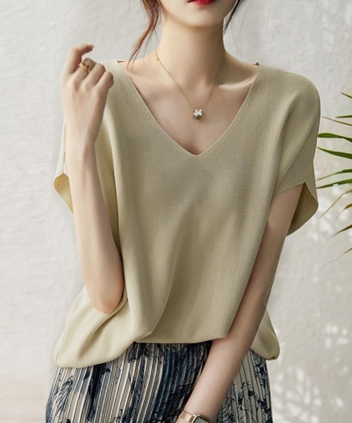 「Miniministore」 ノースリーブニット FREE ロイヤルブルー レディース_画像9