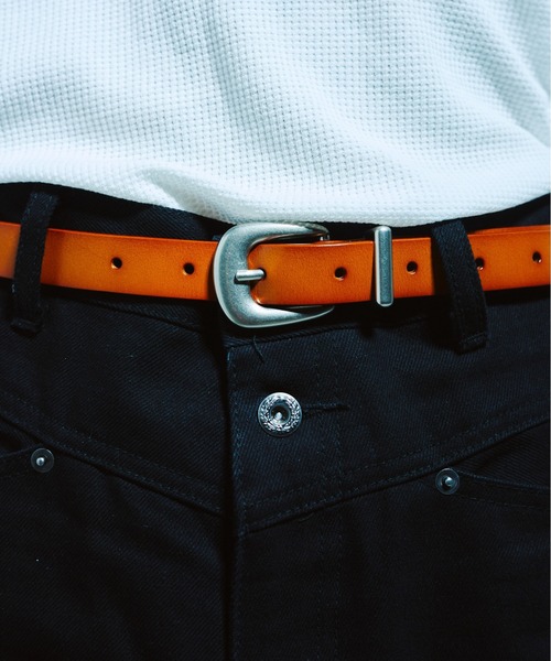 Camphor wood ベルト RECYCLE COW LEATHER WESTERN BELT / リサイクル