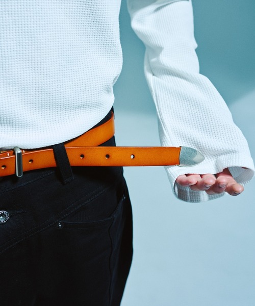 Camphor wood ベルト RECYCLE COW LEATHER WESTERN BELT / リサイクル