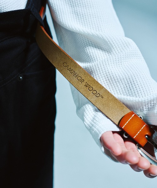 CAMPHOR WOOD ベルト RECYCLE COW LEATHER WESTERN BELT / リサイクル