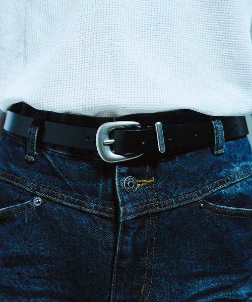 Camphor wood ベルト RECYCLE COW LEATHER WESTERN BELT / リサイクル
