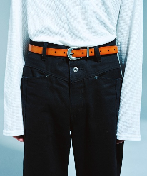 Camphor wood ベルト RECYCLE COW LEATHER WESTERN BELT / リサイクル