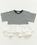tシャツ ガールズ ペプラム ドッキング ボー...の詳細画像4