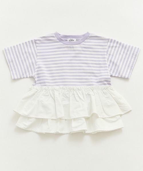 pairmanon（ペアマノン） tシャツ ガールズ ペプラム ドッキング