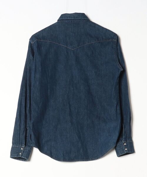 「BLUE BLUE」 長袖シャツ L ブルー レディース_画像2