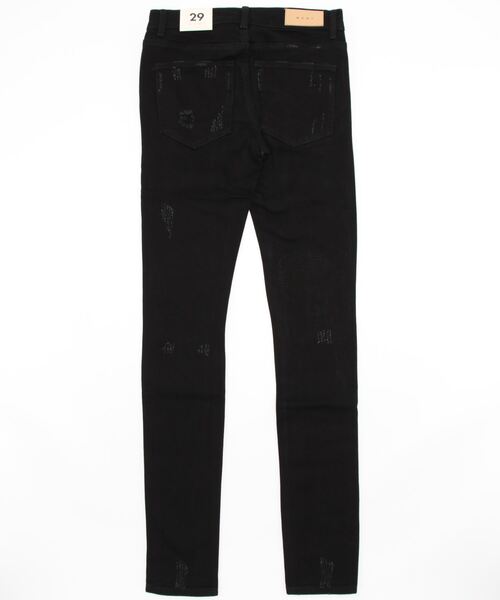ミニマル　mnml　黒　30 mnml（ミニマル） 在庫処分20%OFF mnml デニムパンツ スキニー スリム