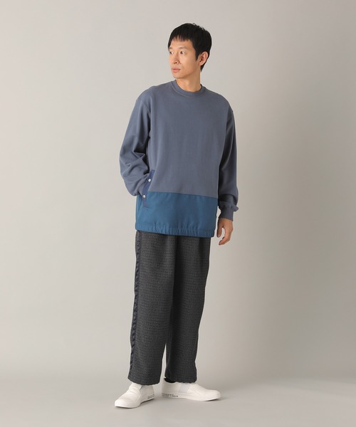 「ZUCCa」 スウェットカットソー M size ブルー レディースの画像