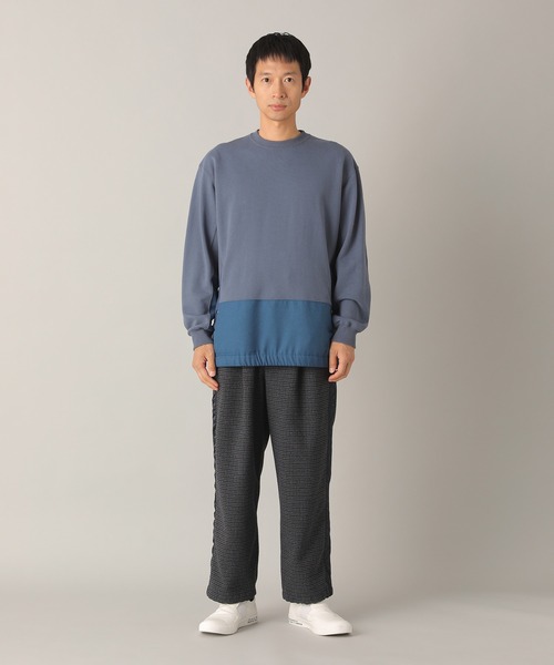「ZUCCa」 スウェットカットソー M size ブルー レディースの画像