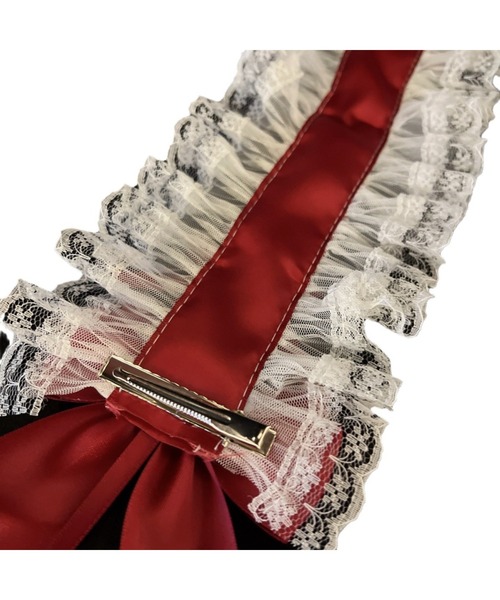 トランプレースカチューシャ エンジ Bling Leads カチューシャ 「Bls」「ZA」「Bling Leads」編み上げ