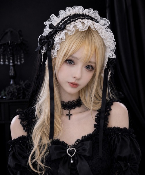 Bling Leads カチューシャ 「Bls」「ZA」「Bling Leads」編み上げ