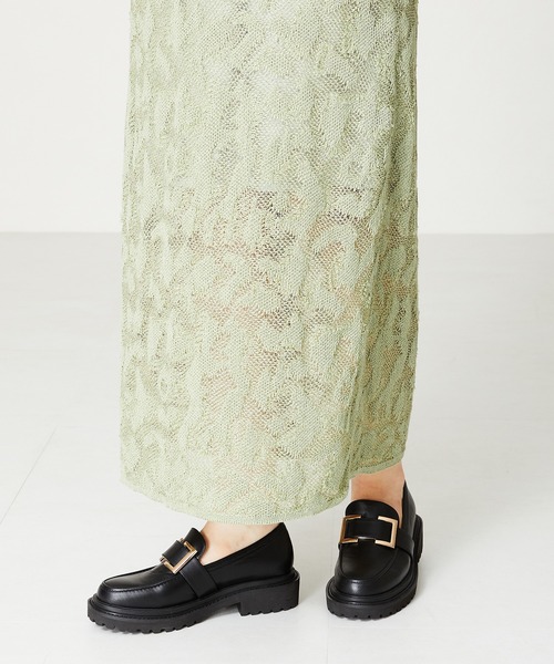 「NICAL」 シューズ 36 カーキ レディース_画像9