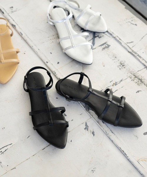 「LEPSIM」 フラットサンダル MEDIUM ブラック レディース_画像5