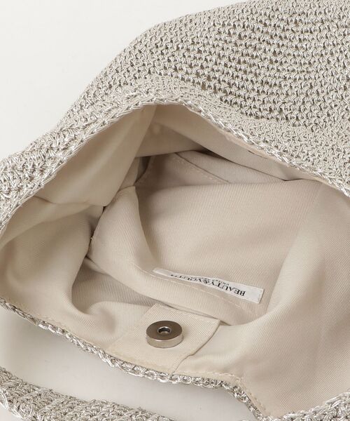 「BEAUTY\u0026YOUTH UNITED ARROWS」 トートバッグ FREE シルバー レディースの画像