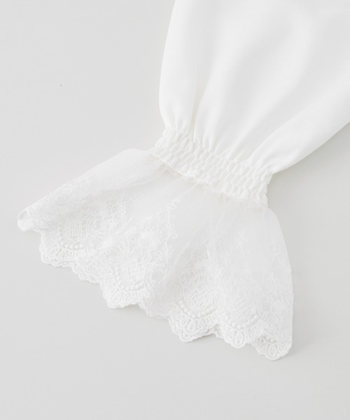 「RANAN」 長袖ブラウス L ホワイト レディース_画像4