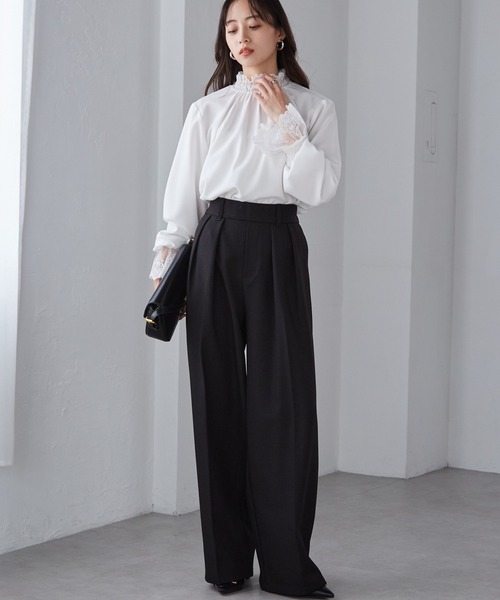 「RANAN」 長袖ブラウス L ホワイト レディース_画像8