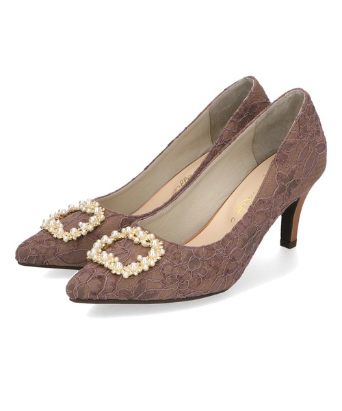 「ORiental TRaffic」 パンプス 40 ゴールド レディース_画像4