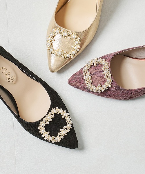 「ORiental TRaffic」 パンプス 40 ゴールド レディース_画像6