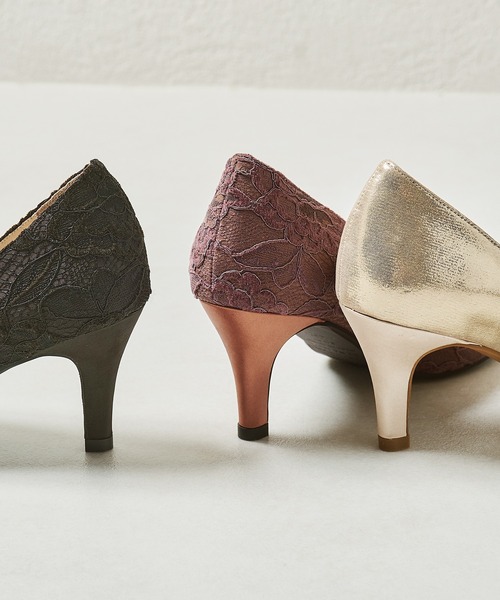 「ORiental TRaffic」 パンプス 40 ゴールド レディース_画像7