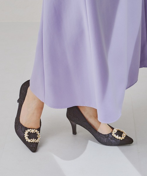 「ORiental TRaffic」 パンプス 40 ゴールド レディース_画像8