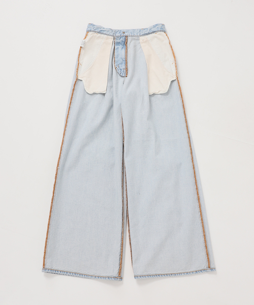 NEEDBY heritage（ニードバイヘリテージ） ワイドパンツ ジーンズ