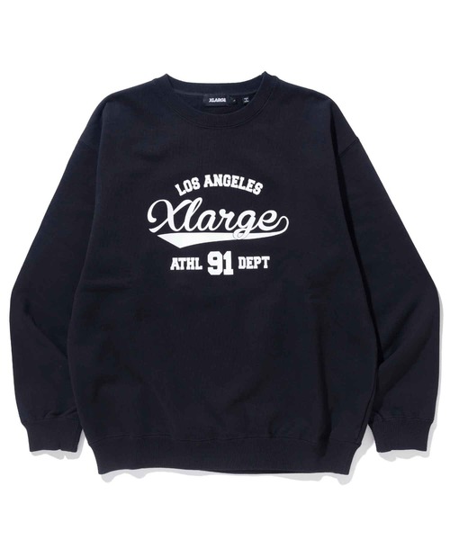 「XLARGE」 スウェットカットソー X-LARGE ブラック メンズ