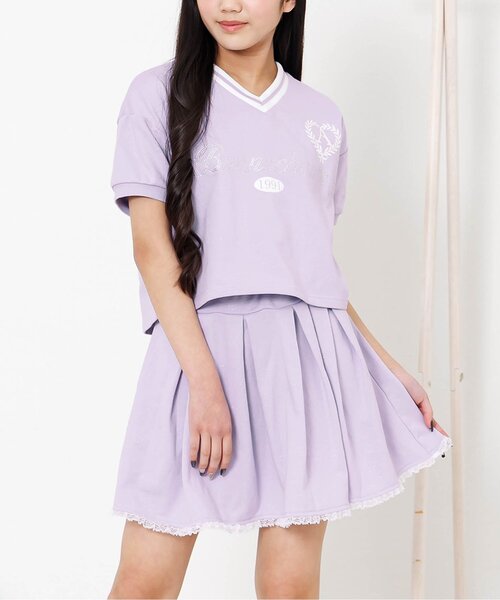 algy（アルジー） セットアップ ラメミニ裏毛セットアップ キッズ 子供