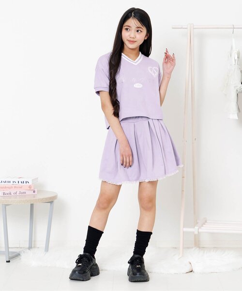 algy（アルジー） セットアップ ラメミニ裏毛セットアップ キッズ 子供