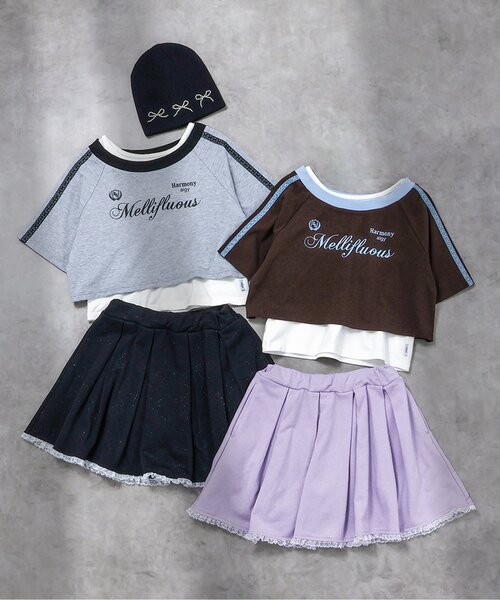 algy（アルジー） セットアップ ラメミニ裏毛セットアップ キッズ 子供