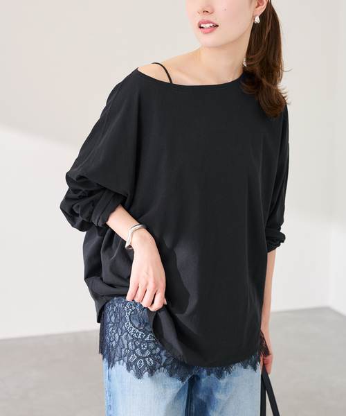 FRAMeWORK フレームワーク　Tシャツ ブラック 未使用タグ付き FRAMeWORK（フレームワーク） tシャツ 「新色 / 追加」ドライタッチ