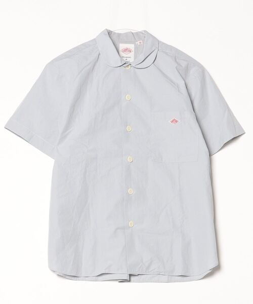 g*a様 DANTON ダントンの半袖シャツ　美品　サイズ36 Danton（ダントン） 半袖シャツ 36 ブルー レディース : ZOZOTOWN
