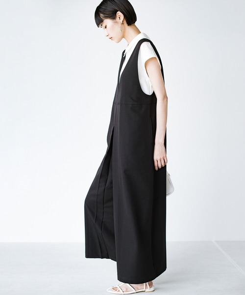 「haco!」 「KAKKO」オーバーオール SMALL ブラック レディース_画像8