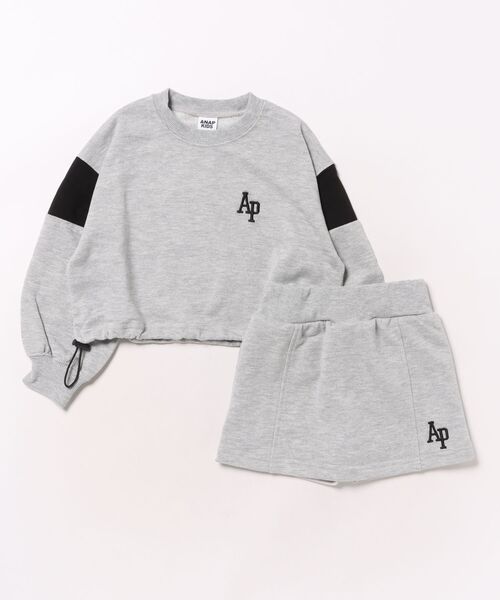 「ANAP kids」 「KIDS」セットアップ 120 ライトグレー キッズ_画像2