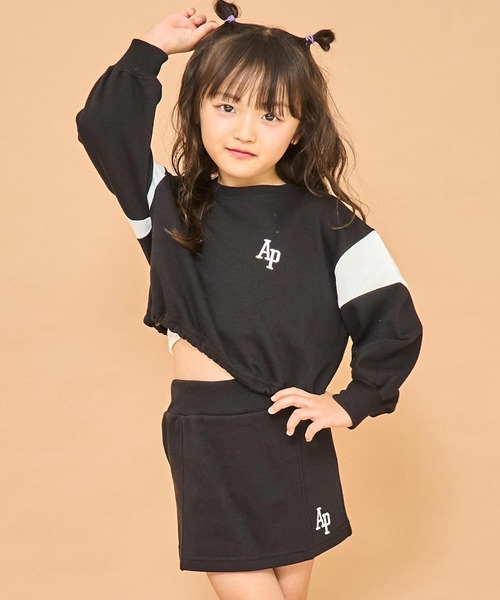 「ANAP kids」 「KIDS」セットアップ 120 ライトグレー キッズ_画像3