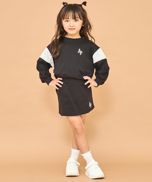 「ANAP kids」 「KIDS」セットアップ 120 ライトグレー キッズ_画像6