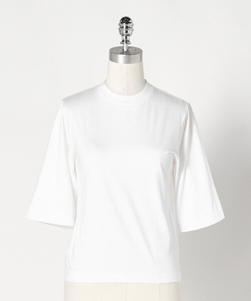 専用　新品未使用　ロエフカットソーホワイト LOEFF（ロエフ） tシャツ 「LOEFF」スビンコットン ショートスリーブ T