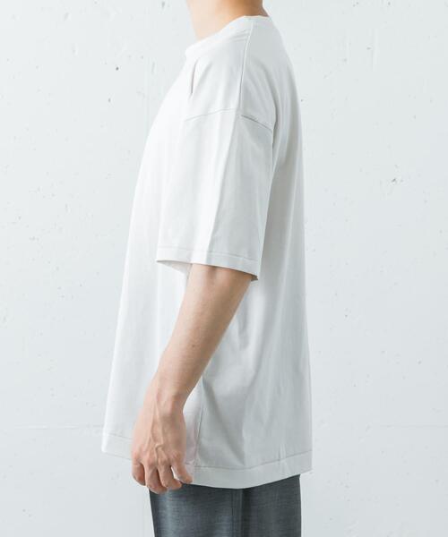 tシャツ ATON　SUVIN 60/2 OVERSIZED T-SHIRTS メンズの画像