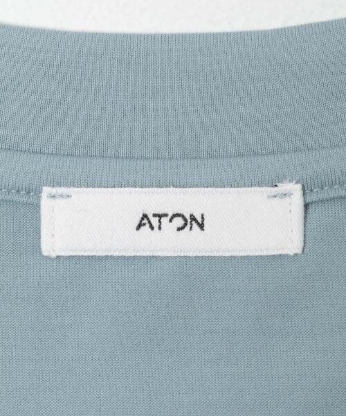 tシャツ ATON　SUVIN 60/2 OVERSIZED T-SHIRTS メンズの画像