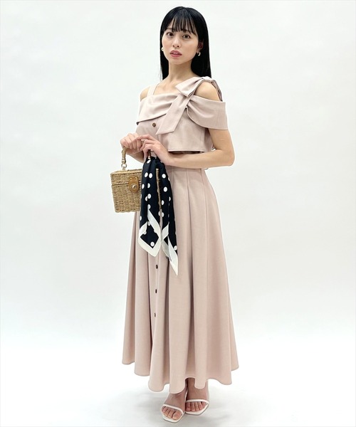 【しらやき】ウィルセレクション　ワンピース WILLSELECTION（ウィルセレクション） ワンピース アシメリボン