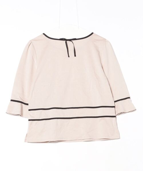「TO BE CHIC」 7分袖カットソー 42 ベージュ レディース_画像2