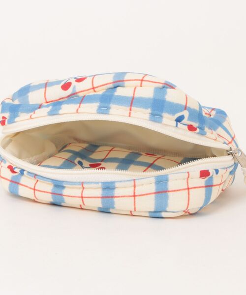 Mignonjour ポーチ Mignonjour/さくらんぼチェック柄ミニポーチ M2925