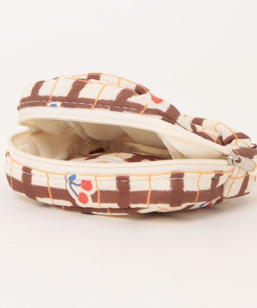 Mignonjour ポーチ Mignonjour/さくらんぼチェック柄ミニポーチ M2925
