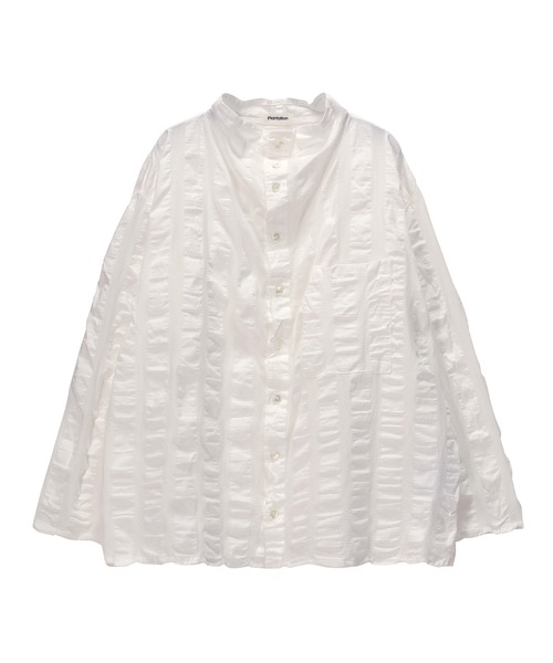 「Plantation」 長袖ブラウス M size ホワイト レディース_画像3