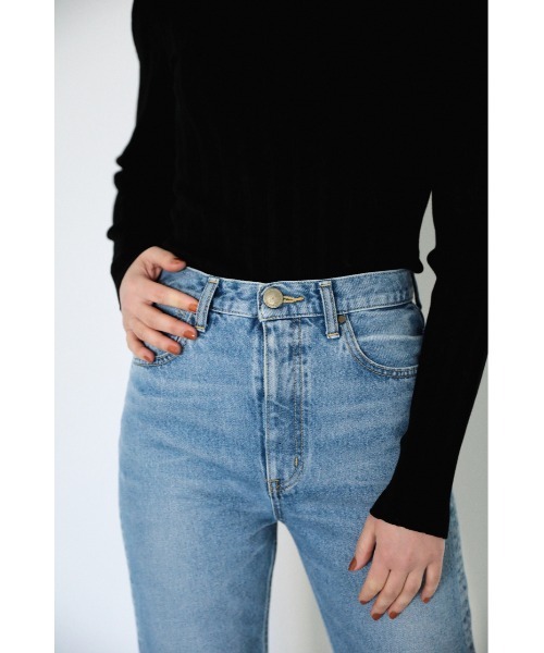 「BLACK BY MOUSSY」 デニムパンツ 25inch ブルー レディース_画像2