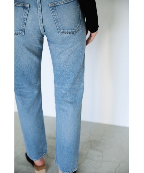 「BLACK BY MOUSSY」 デニムパンツ 25inch ブルー レディース_画像3