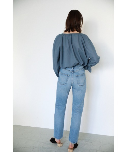 「BLACK BY MOUSSY」 デニムパンツ 25inch ブルー レディース_画像5