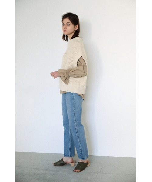 「BLACK BY MOUSSY」 デニムパンツ 25inch ブルー レディース_画像8