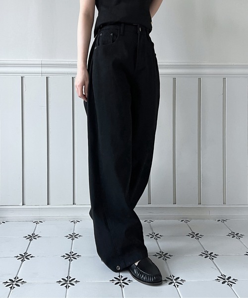 「by muni:r」 パンツ MEDIUM ベージュ レディース_画像6