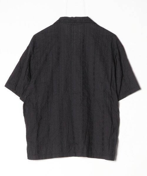 「WYM LIDNM」 半袖シャツ S チャコールグレー メンズ_画像2