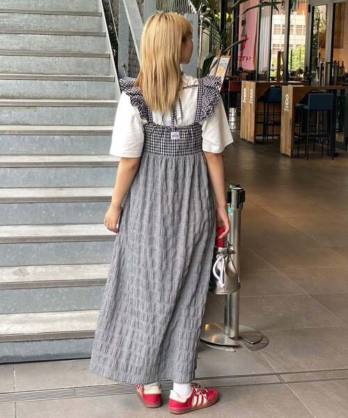 「HELLO.SANFRANCISCO」 ノースリーブワンピース ONE SIZE ピンク レディース_画像7