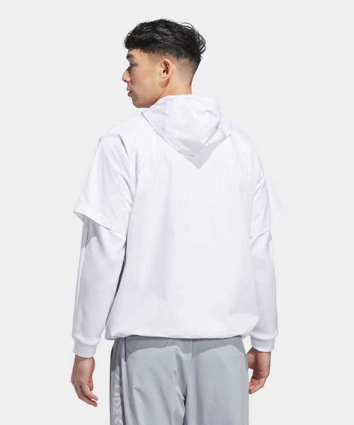 adidas メンズパーカー（色：ホワイト系）｜トップス｜ファッション